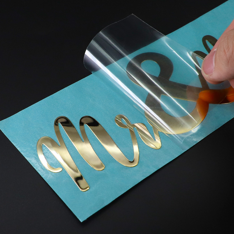 3D Printing Metal - Personal Logo Print Metal 3D Gold