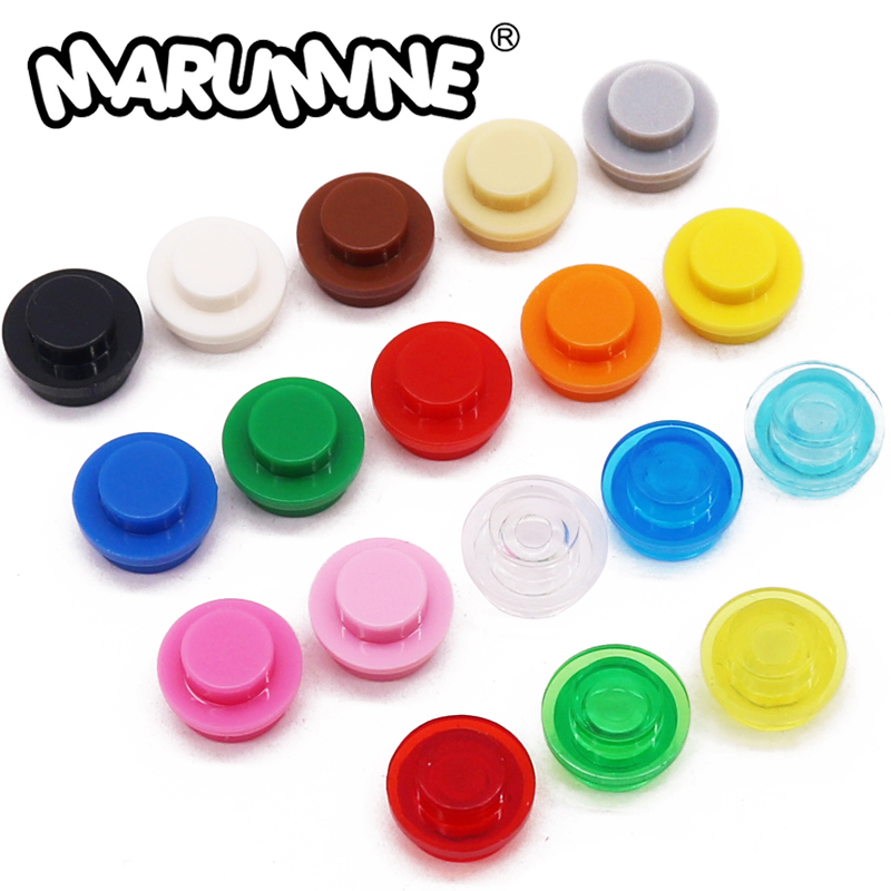 Build Plate - MARUMINE 1x1 Round Plate Bricks 1000PCS