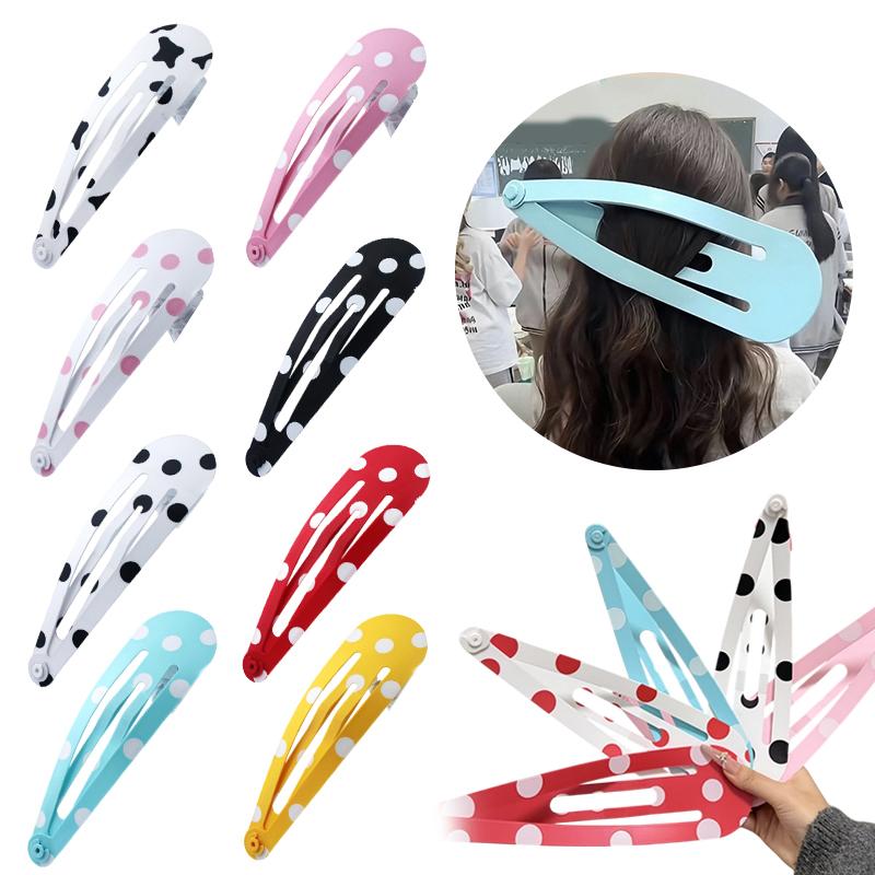 3D Printing Metal - Funny Extra-large Hair Clips Polka Dot