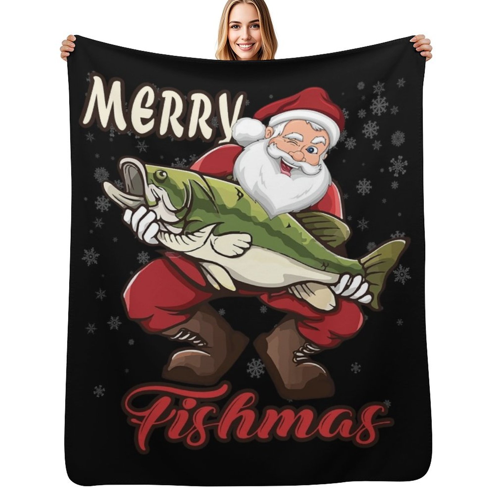 Merry Fishmas - Funny Bass Fis - 3D Printing Xmas Ideas ulasan dan harga