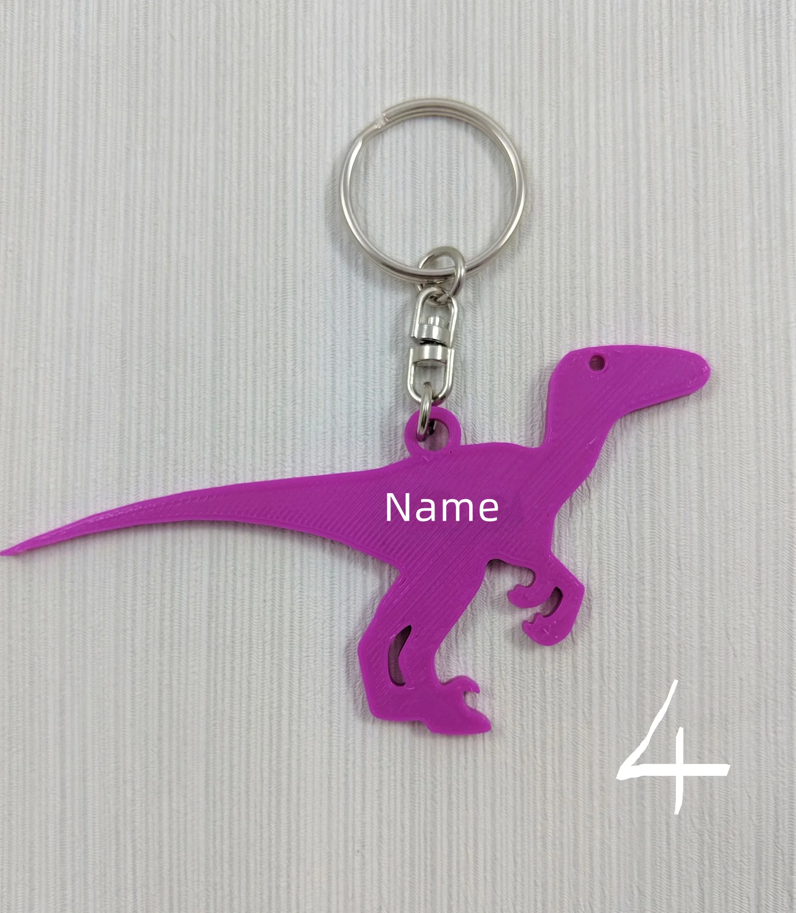 Custom Name Keychains 3D Print - 3D Printing Metal ulasan dan harga